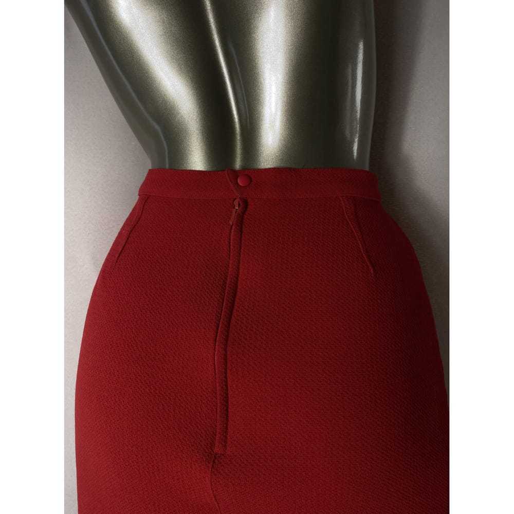 Thierry Mugler Wool mini skirt - image 4