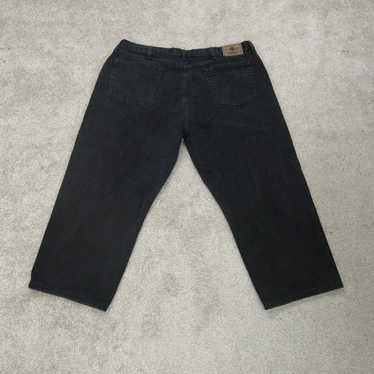 Wrangler Jeans Mens W42XL30 Black Straight Leg Den