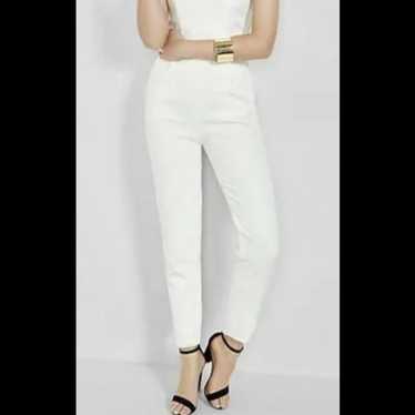 Express Strapless White Jumpsuit