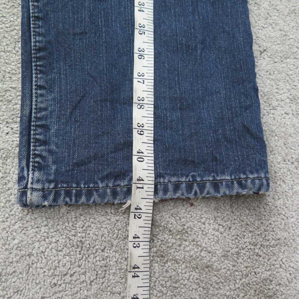 Eddie Bauer Jeans Men W34XL34 Blue Denim Straight… - image 5