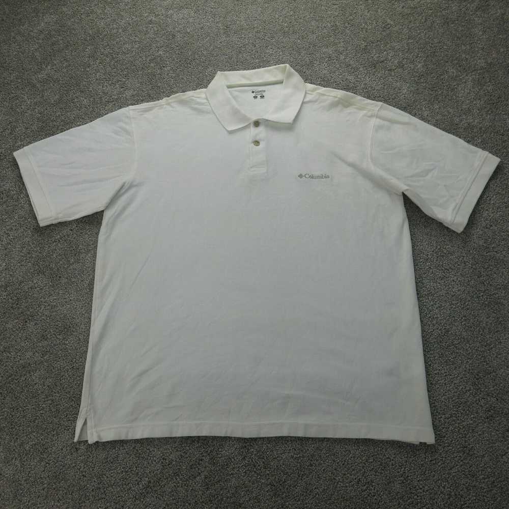 Columbia Shirt Mens Large White Casual Golf Polo … - image 1