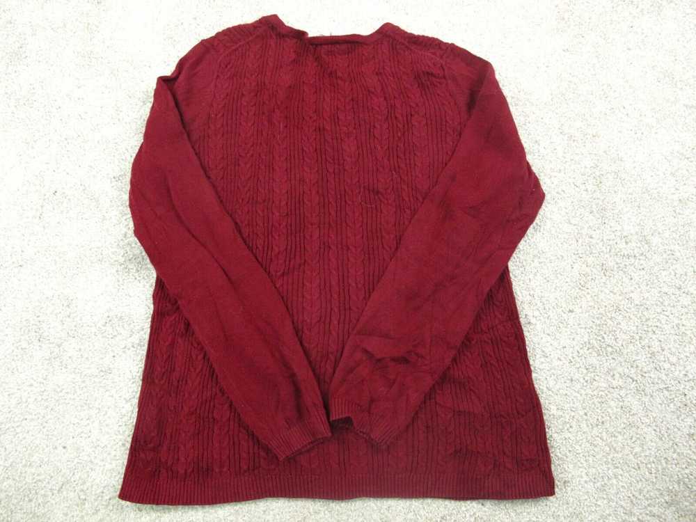 Talbots Womens Pullover Sweater Knitted V Neck Lo… - image 5