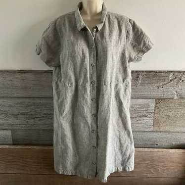 Vtg Hot Cotton by Marc Ware Made in USA linen gra… - image 1