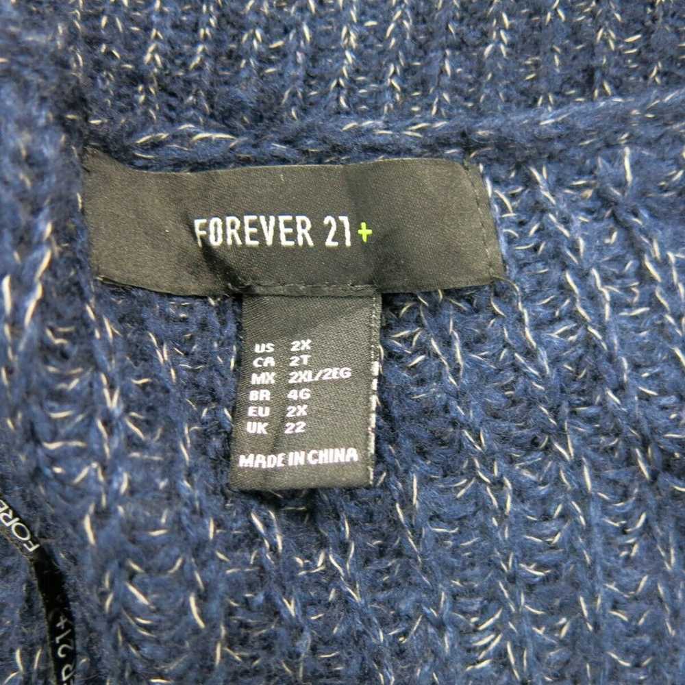 Forever 21 Womens Knitted Pullover Sweater V Neck… - image 6