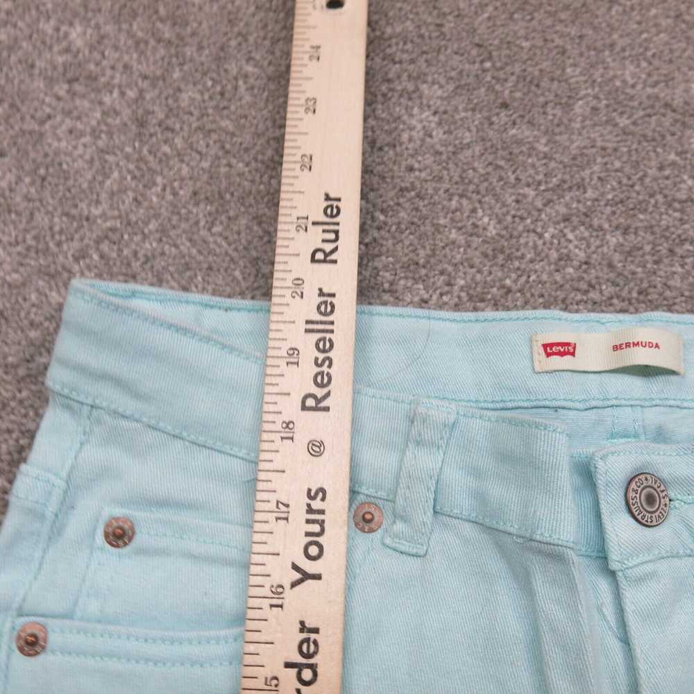 Levi's Bermuda Shorts Womens Size 14.5 Light Wash… - image 2