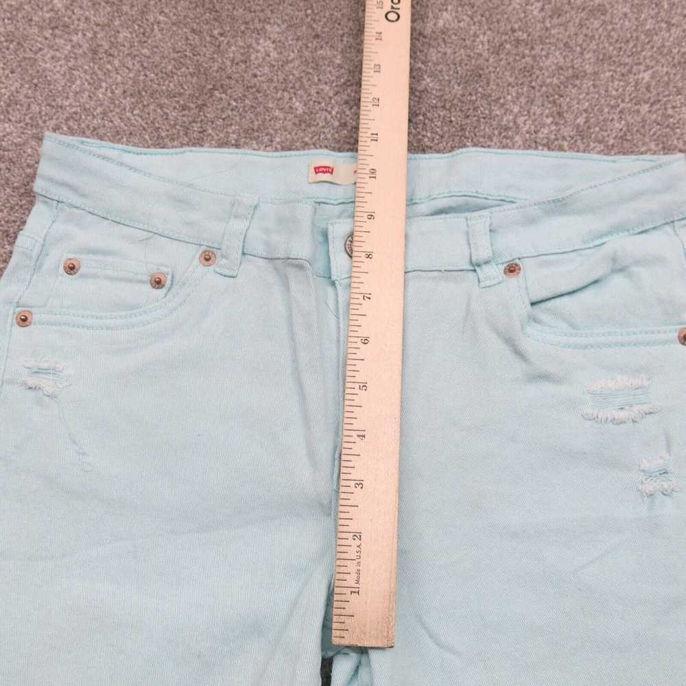 Levi's Bermuda Shorts Womens Size 14.5 Light Wash… - image 5