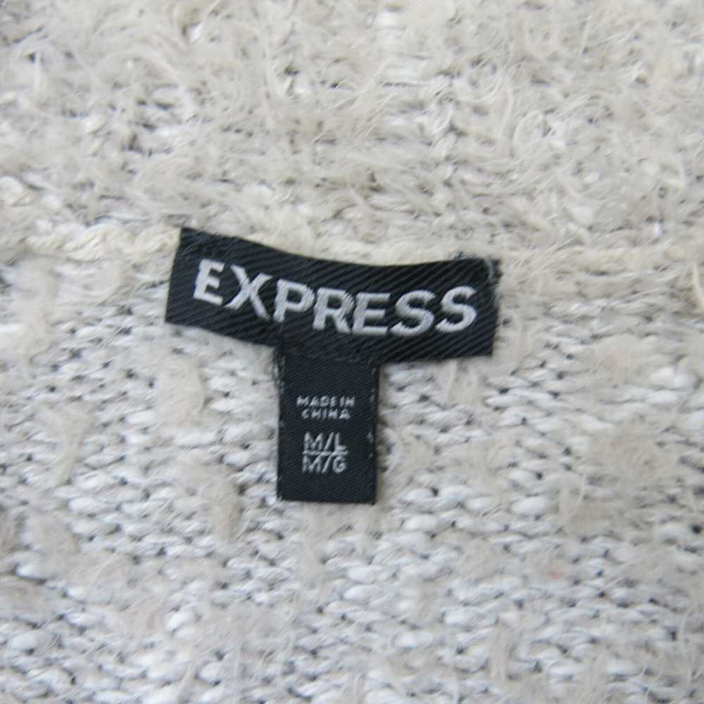 Express Women Sweater Cardigan Knitted Open Front… - image 6