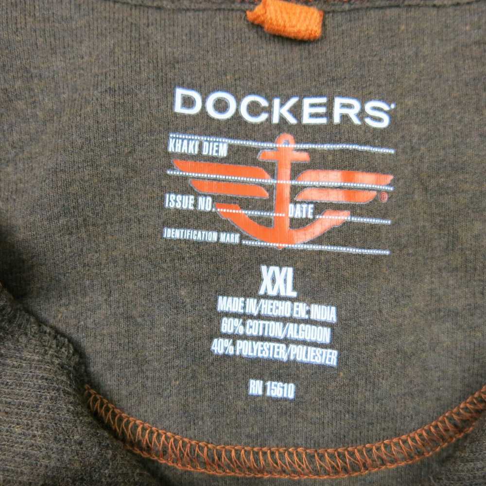 Dockers Womens 1/4 Zip Knitted Sweater Long Sleev… - image 6