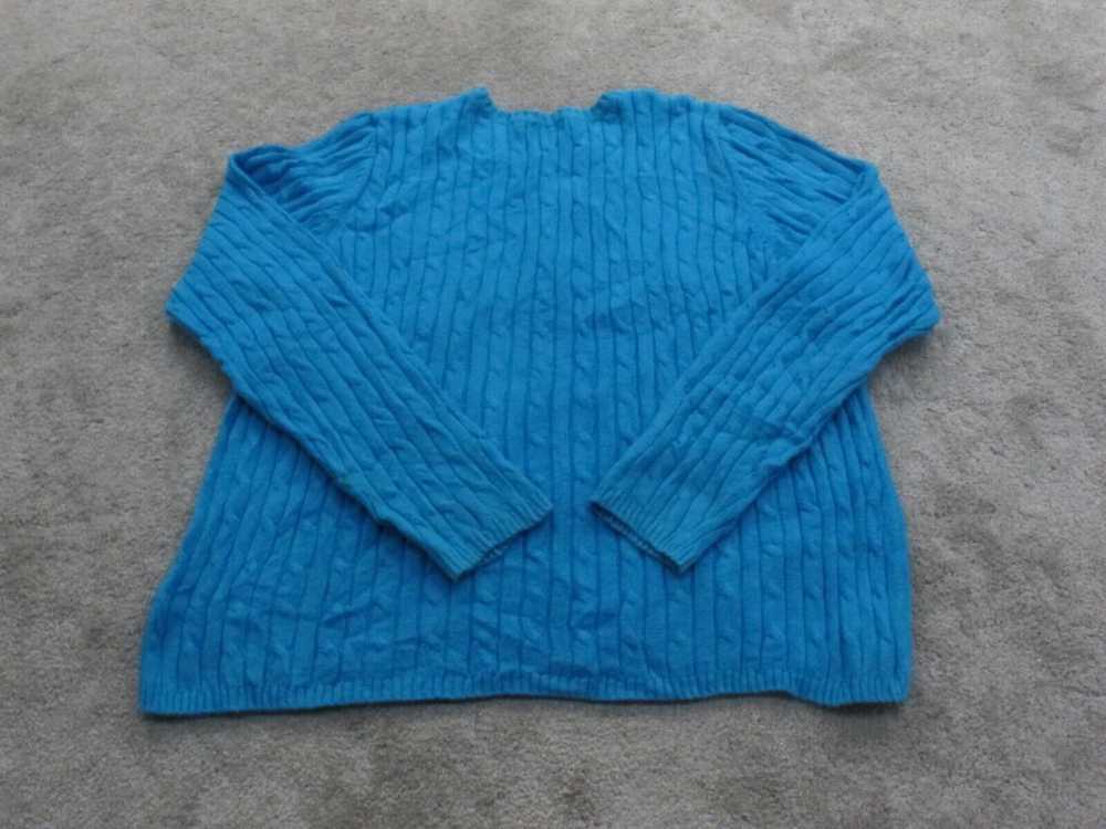 St John Bay Women Pullover Sweater Classic Cable … - image 2