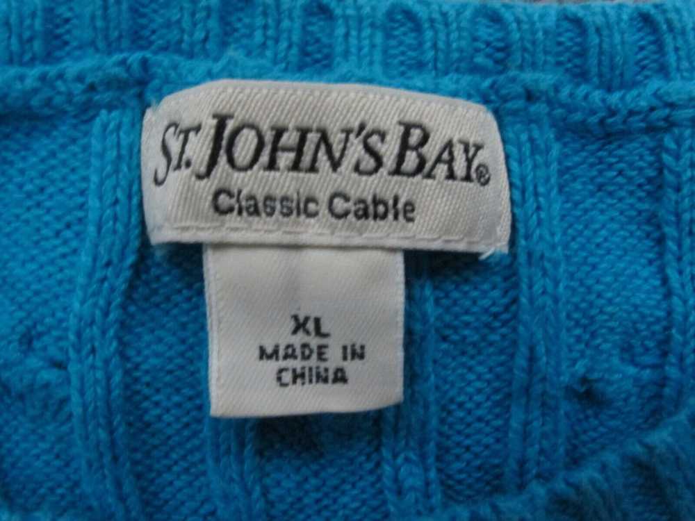 St John Bay Women Pullover Sweater Classic Cable … - image 5