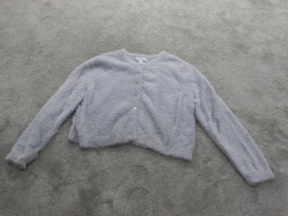 Forever 21 Womens Crop Cardigan Sweater Long Slee… - image 1