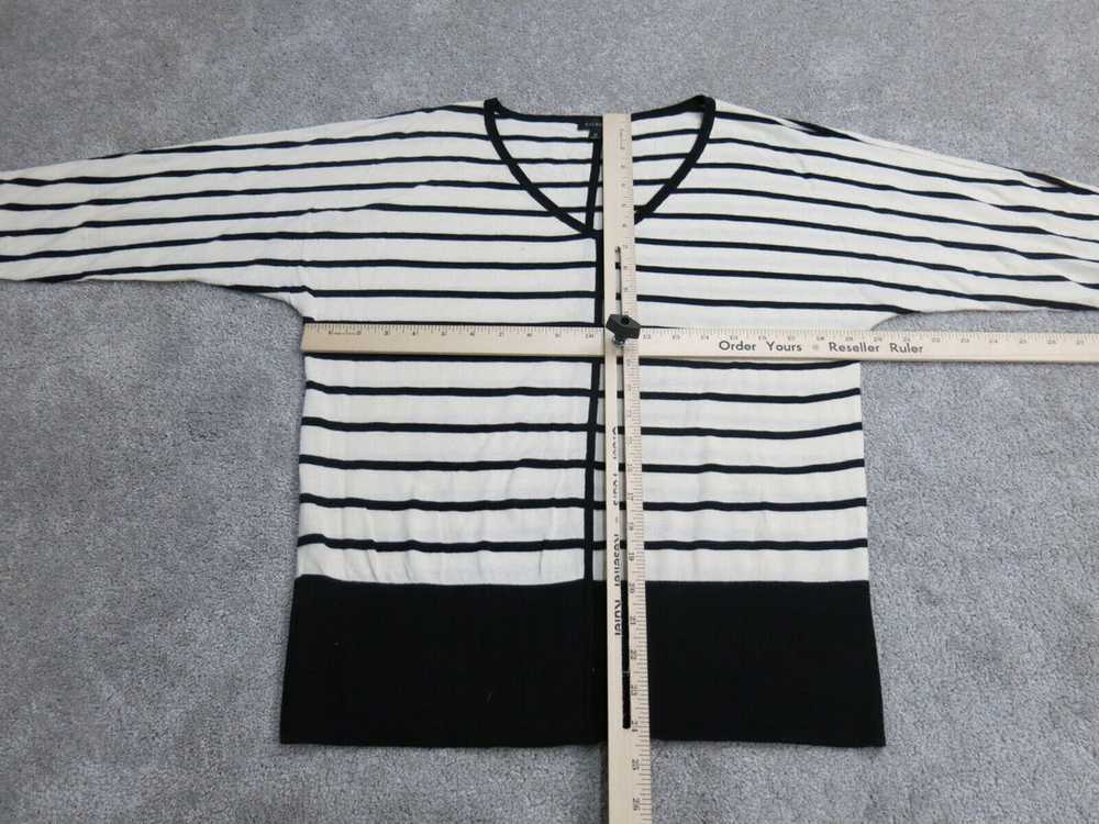 Talbots Womens Striped Sweater Long Sleeve V Neck… - image 3