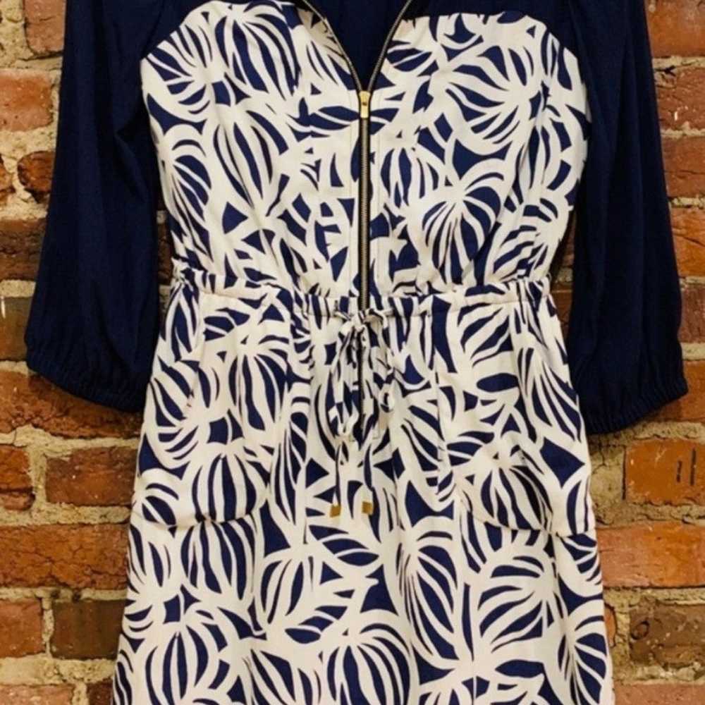 Lilly Pulitzer Sessile Dress Navy and White sailo… - image 3