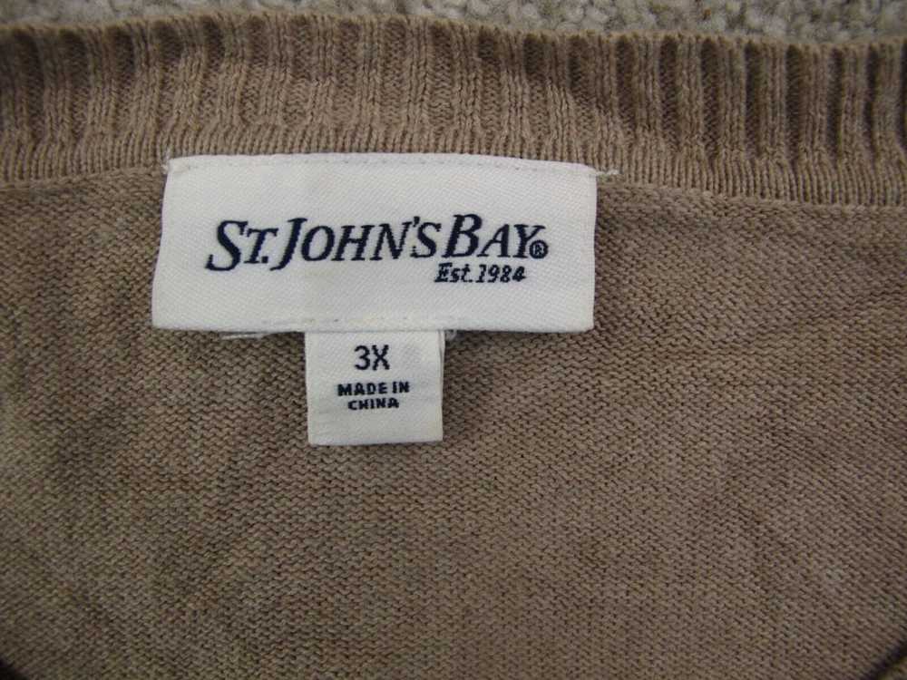 ST Johns Bay Womens Pullover Sweater V Neck Long … - image 5