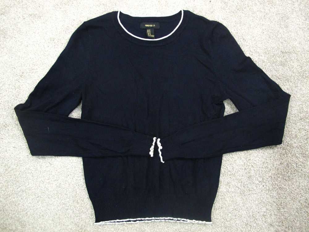 Forever 21 Womens Pullover Sweater Crew Neck Long… - image 1