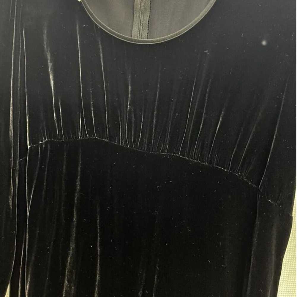 Laura Ashley Women’s Black Velvet Silk Blend Maxi… - image 10