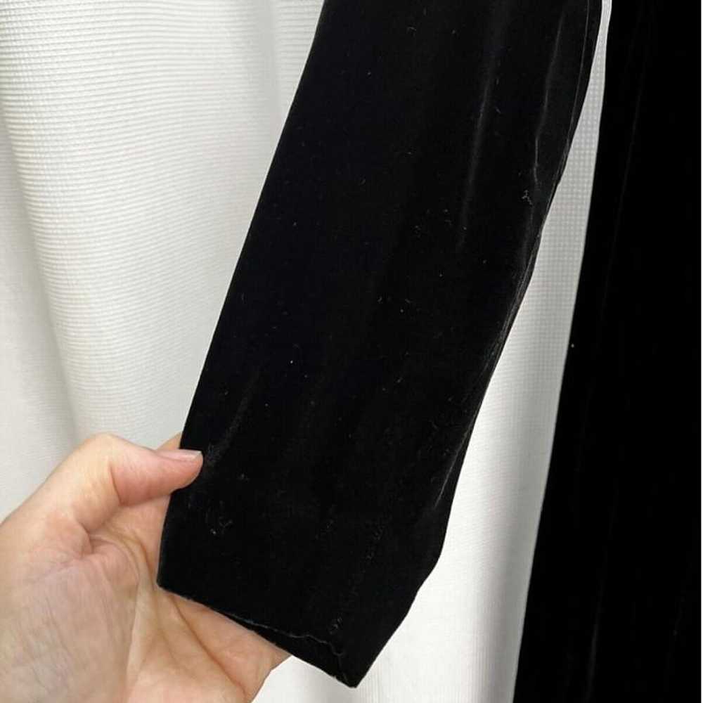 Laura Ashley Women’s Black Velvet Silk Blend Maxi… - image 5