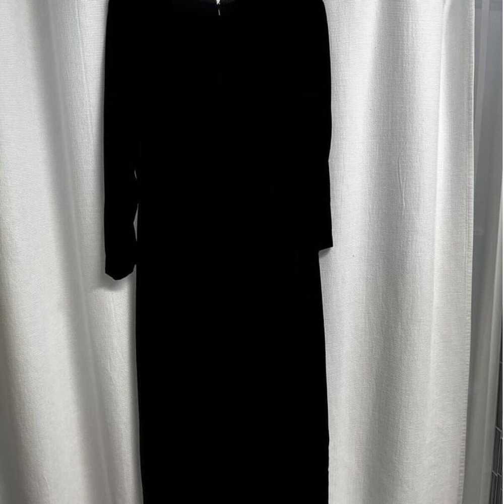 Laura Ashley Women’s Black Velvet Silk Blend Maxi… - image 9