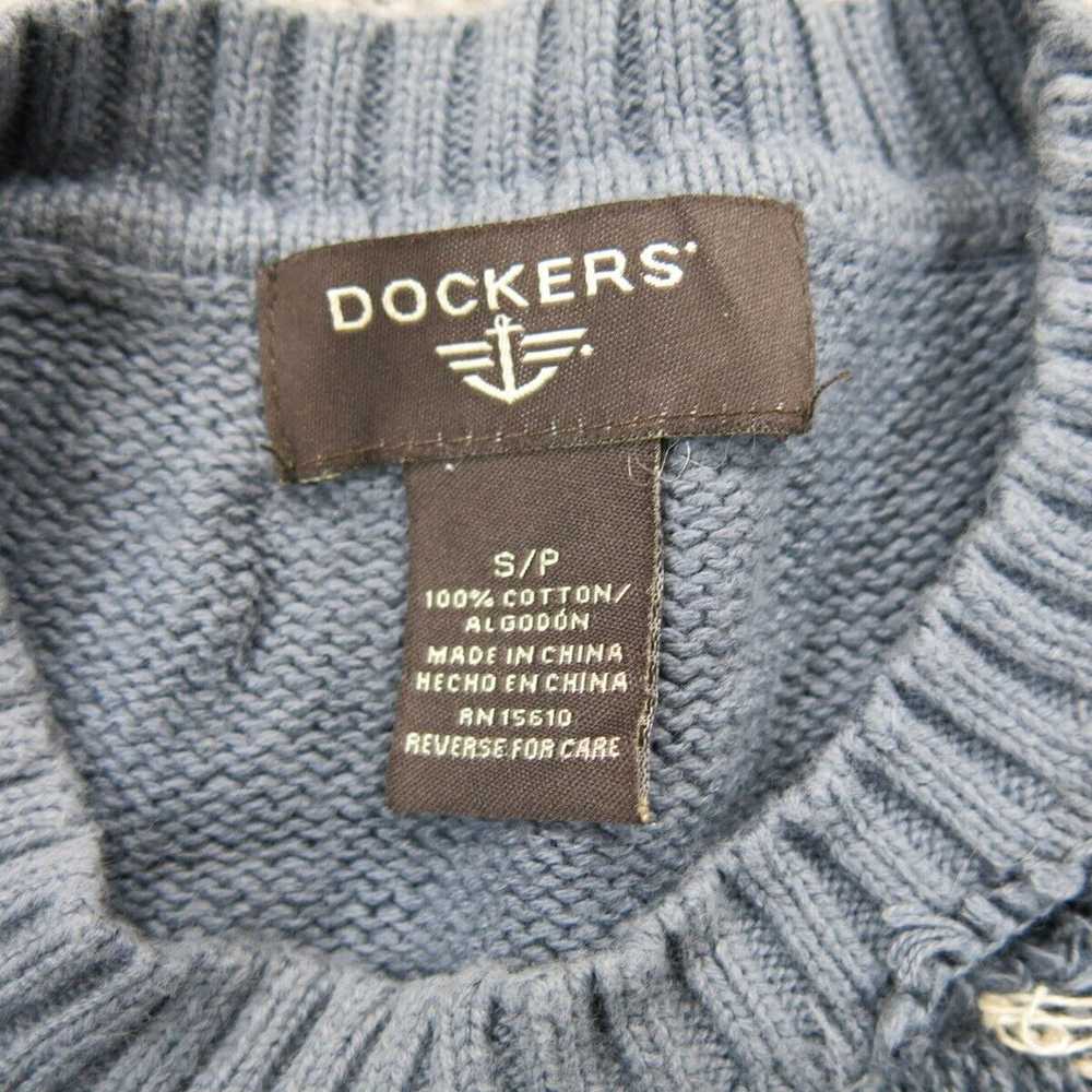 Dockers Mens Pullover Knitted Sweater Argyle 100%… - image 6