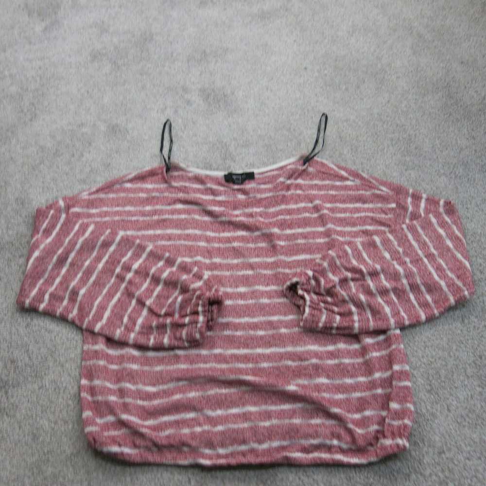 Forever 21 Womens Pullover Striped Sweater Round … - image 1