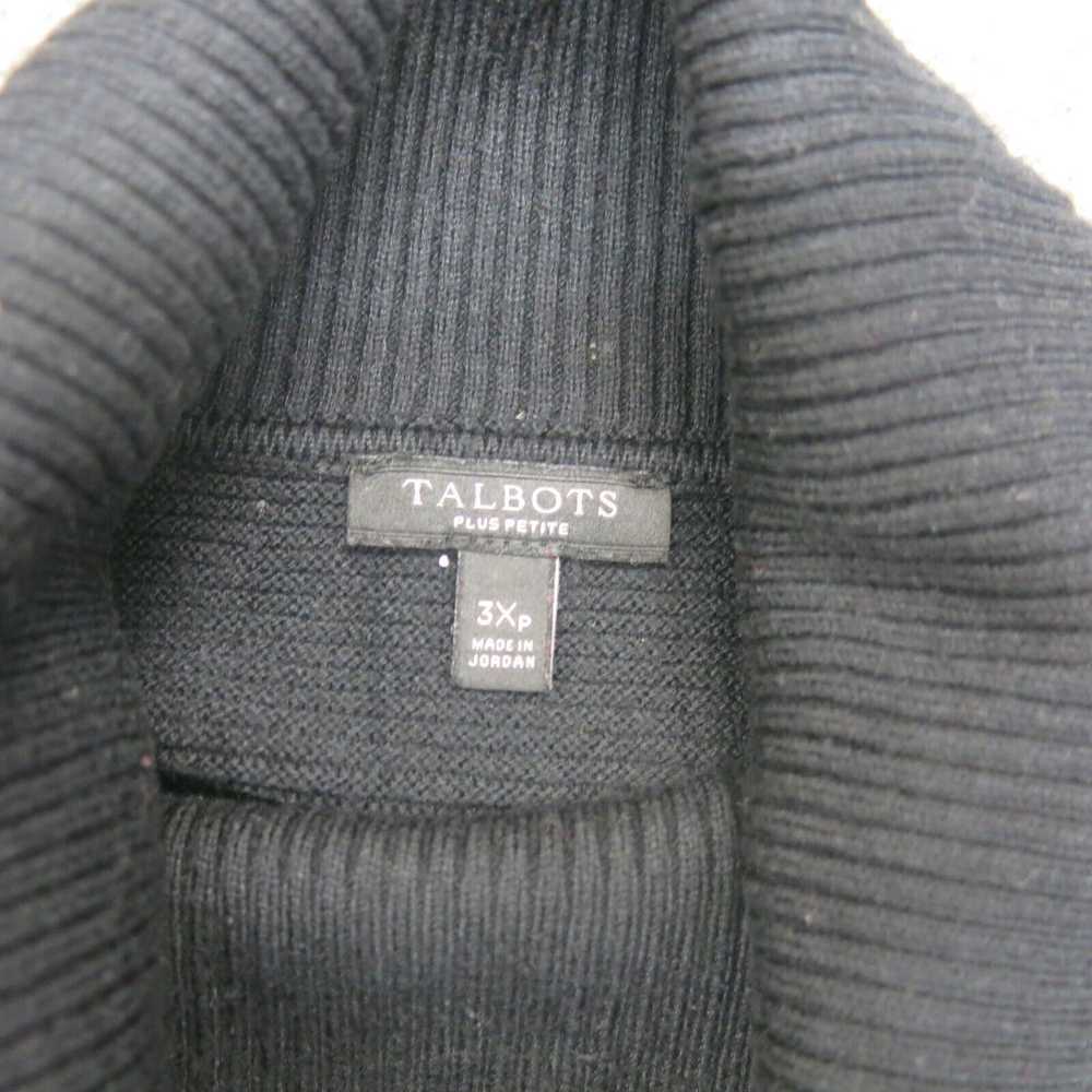 Talbots Womens Fleece Sweater Long Sleeves Mock N… - image 5