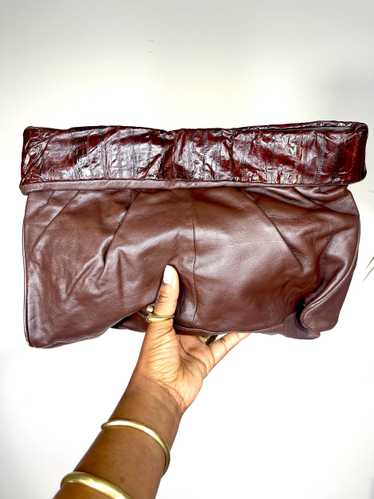 Brown Beauty Eel Skin & Leather Bag