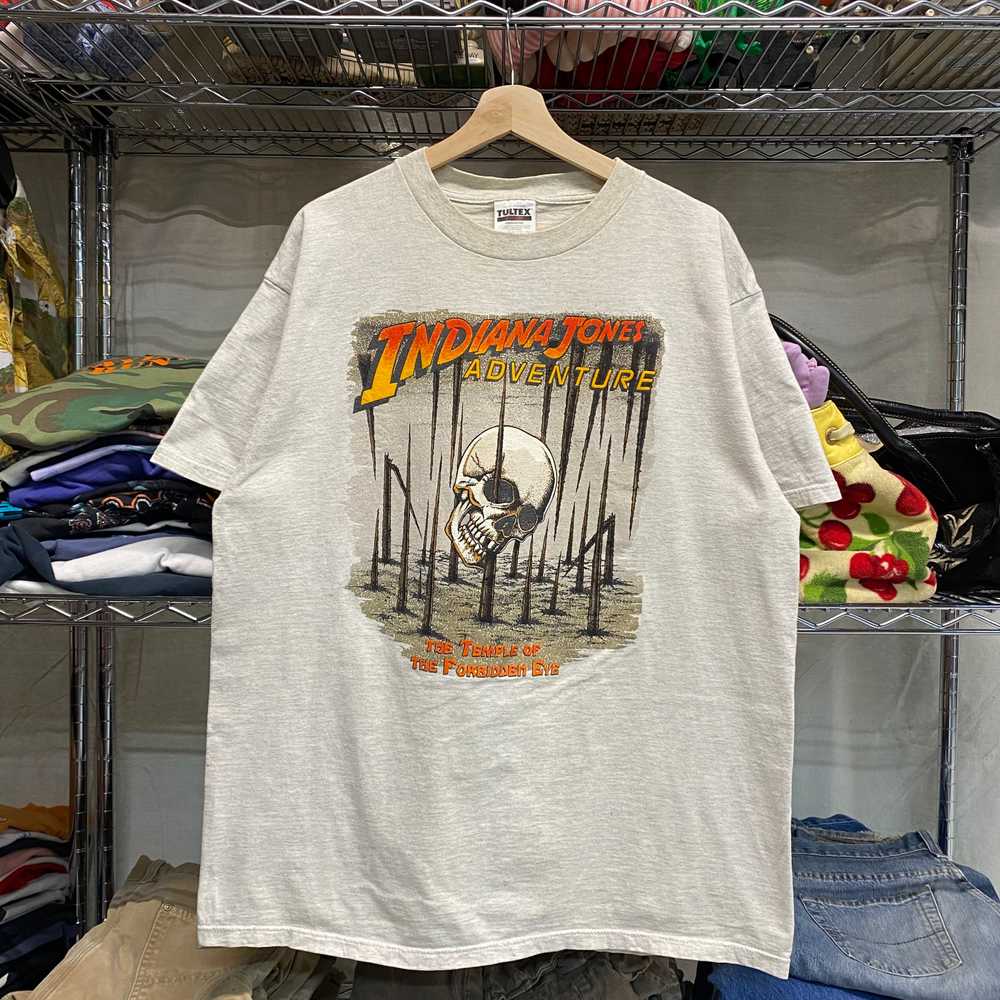 Vintage 90s indiana jones adventure disney tee - image 1