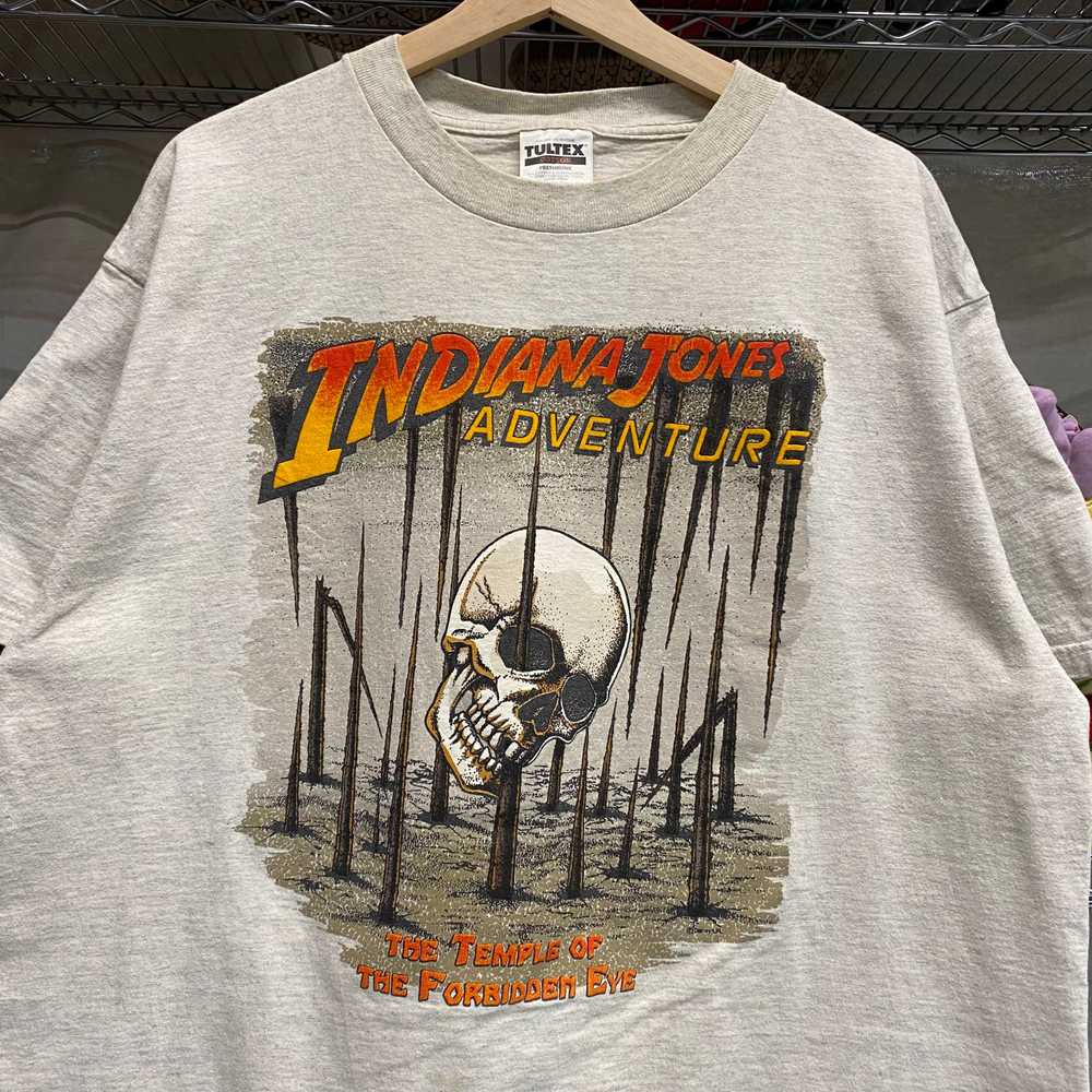 Vintage 90s indiana jones adventure disney tee - image 2