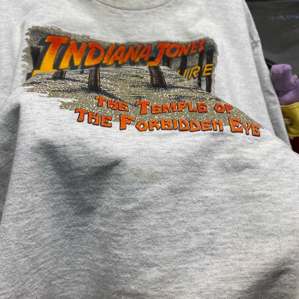 Vintage 90s indiana jones adventure disney tee - image 3