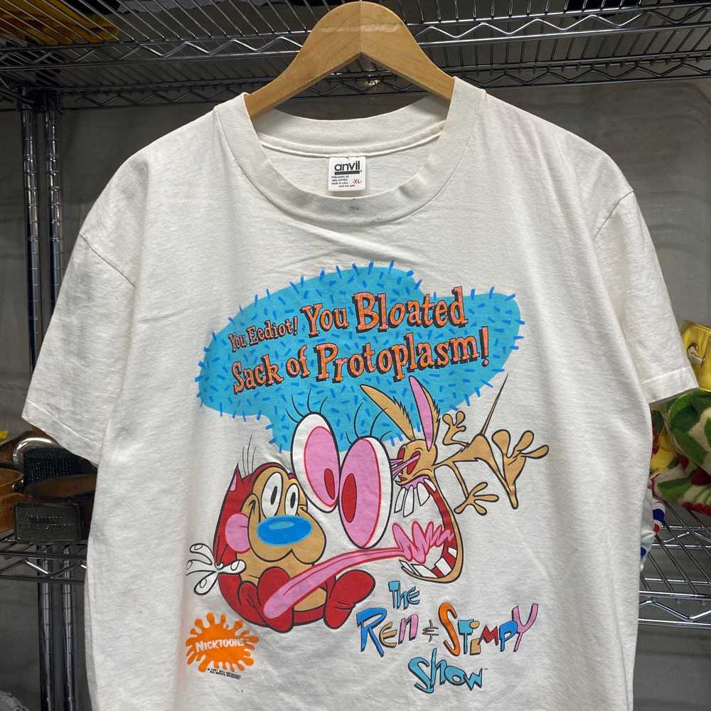 1991 ren and stimpy nickelodeon tee - Gem