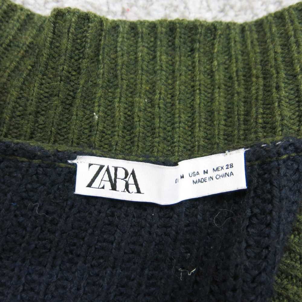 Zara Womens Cardigan Sweater Front Button 3/4 Sle… - image 5