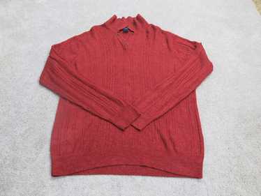 Dockers Womens Polo Sweater Knitted Long Sleeve A… - image 1