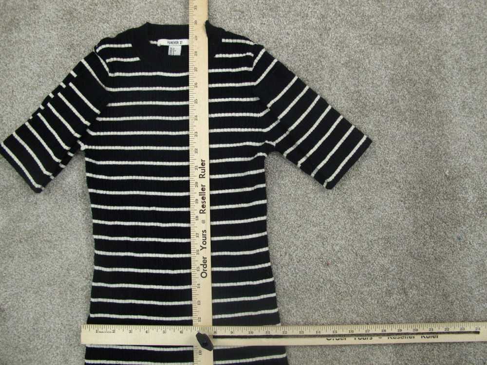 Forever 21 Womens Casual Striped Sweater Dress Ro… - image 3