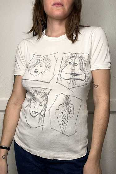 1980s Hand Drawn New Wave FUZZBOX Tee Selected by 