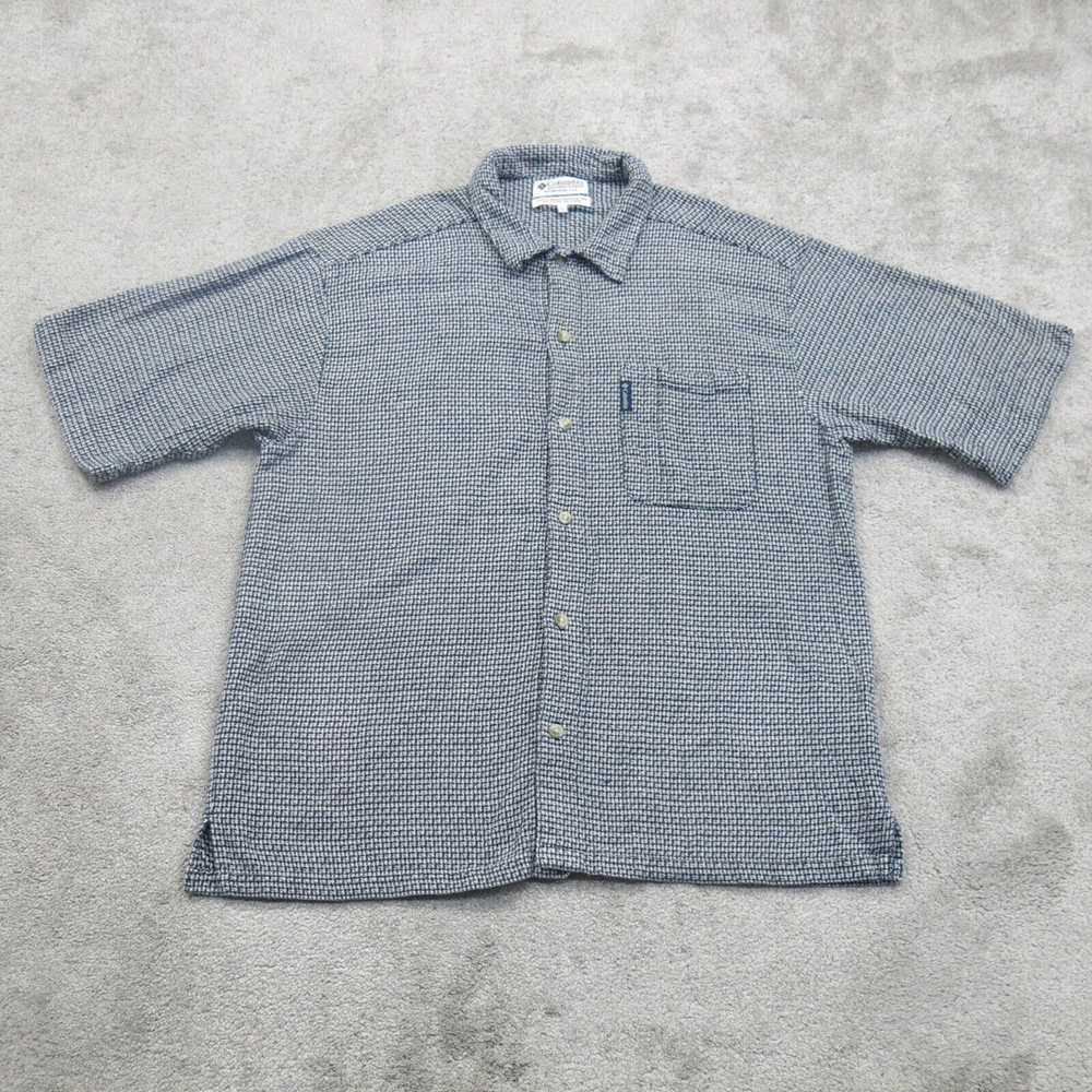 Columbia Mens Button Up Shirt Short Sleeve 100% C… - image 1