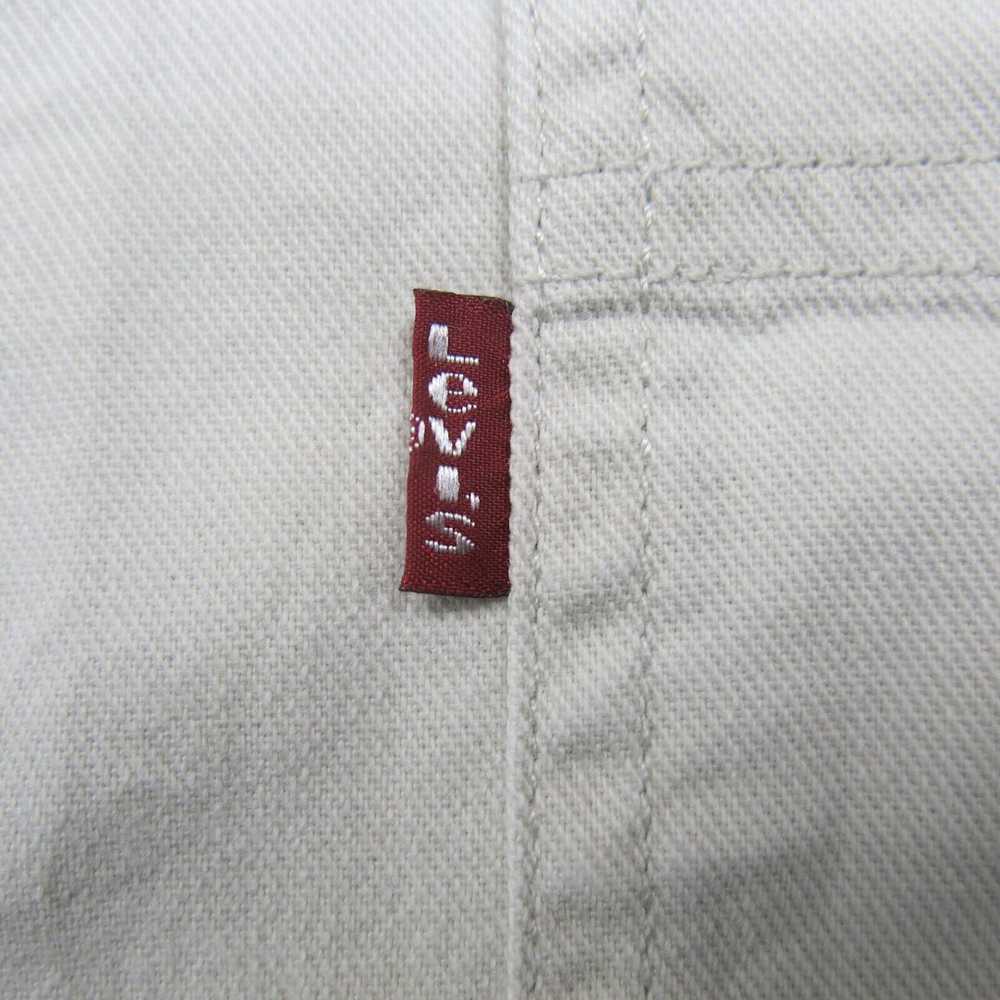 Levis Mens Button Up Shirt 100% Cotton Long Sleev… - image 5