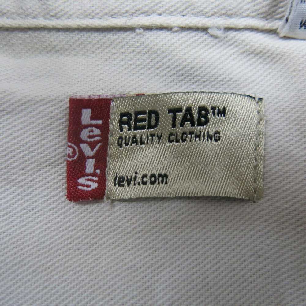 Levis Mens Button Up Shirt 100% Cotton Long Sleev… - image 6