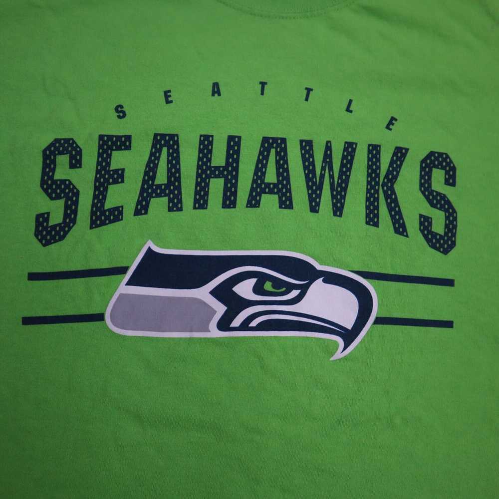 NFL Team Apparel Mens Crew Neck T Shirt Sea Hawks… - image 3