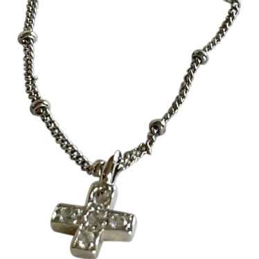 00s rhinestone cross top - Gem