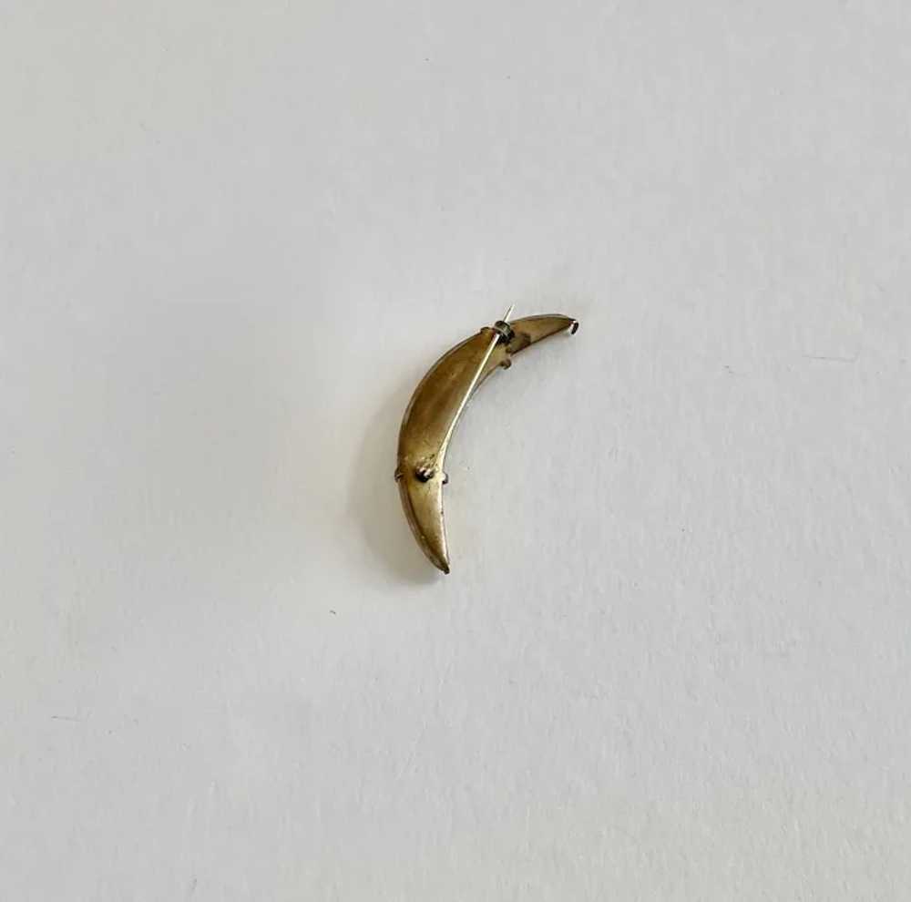 Crescent Floral Pin - image 6