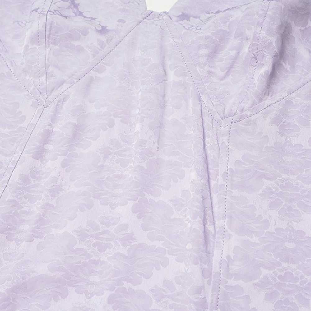 NWOT$445 Ganni Viscose Jacquard Wrap Dress - Midi… - image 10