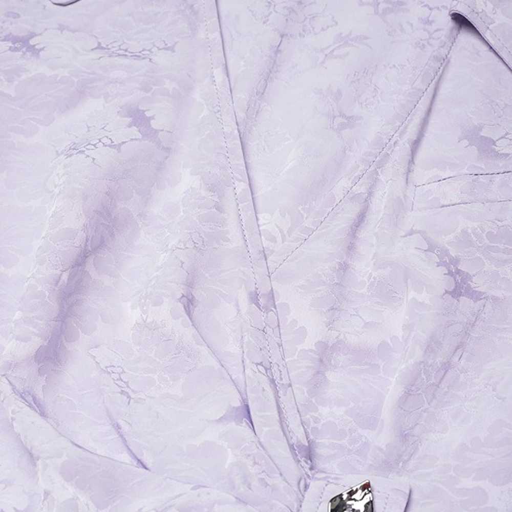 NWOT$445 Ganni Viscose Jacquard Wrap Dress - Midi… - image 8