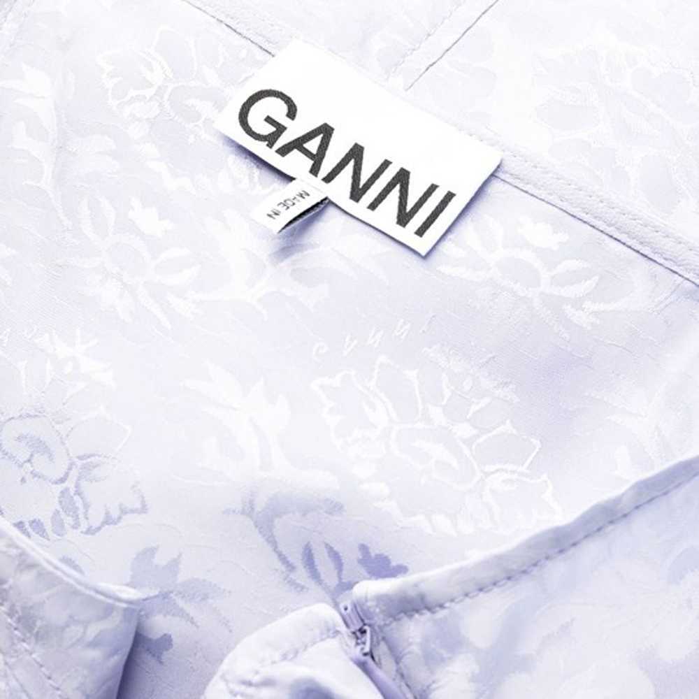 NWOT$445 Ganni Viscose Jacquard Wrap Dress - Midi… - image 9