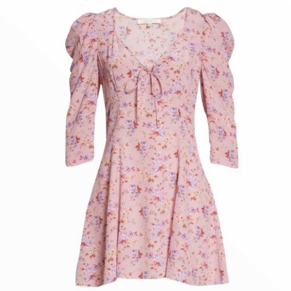 Loveshackfancy Juree Long Sleeve Silk Mini Dress … - image 6