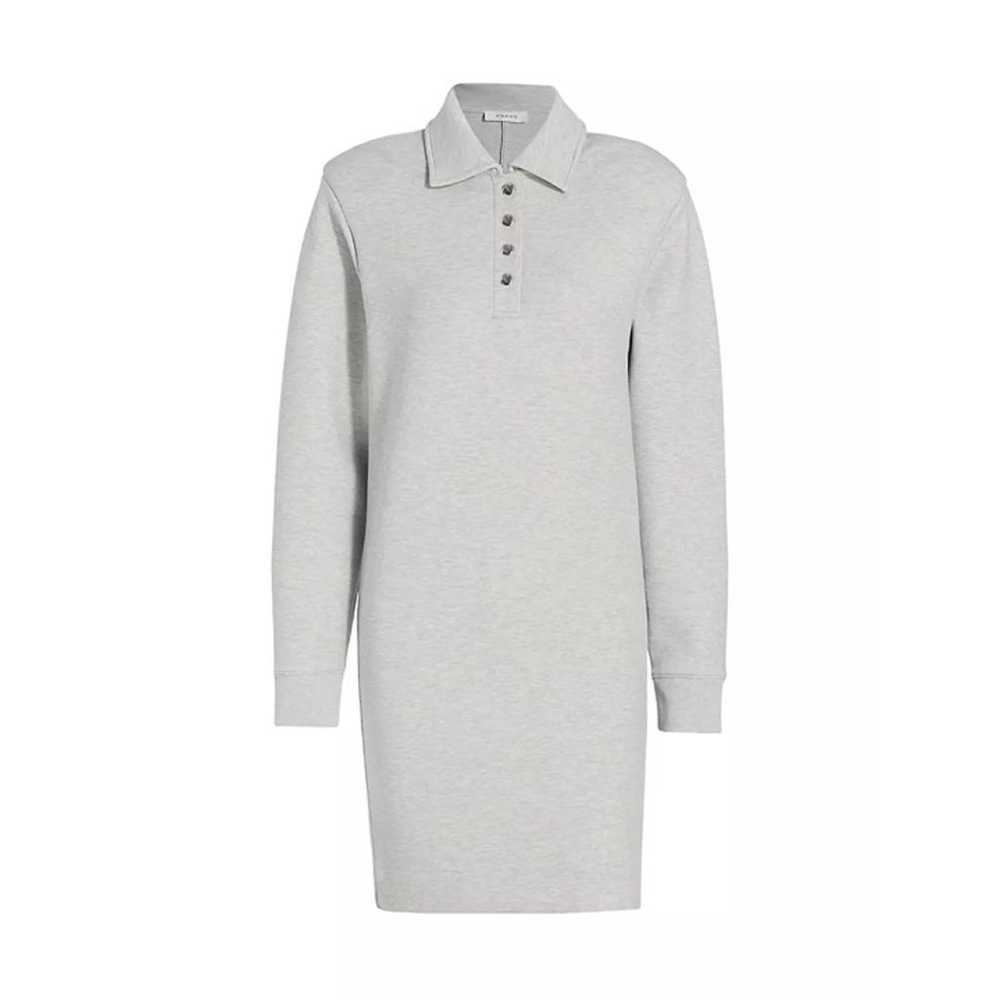 NWOT Frame Button grey Sweatshirt Minidress Size … - image 3