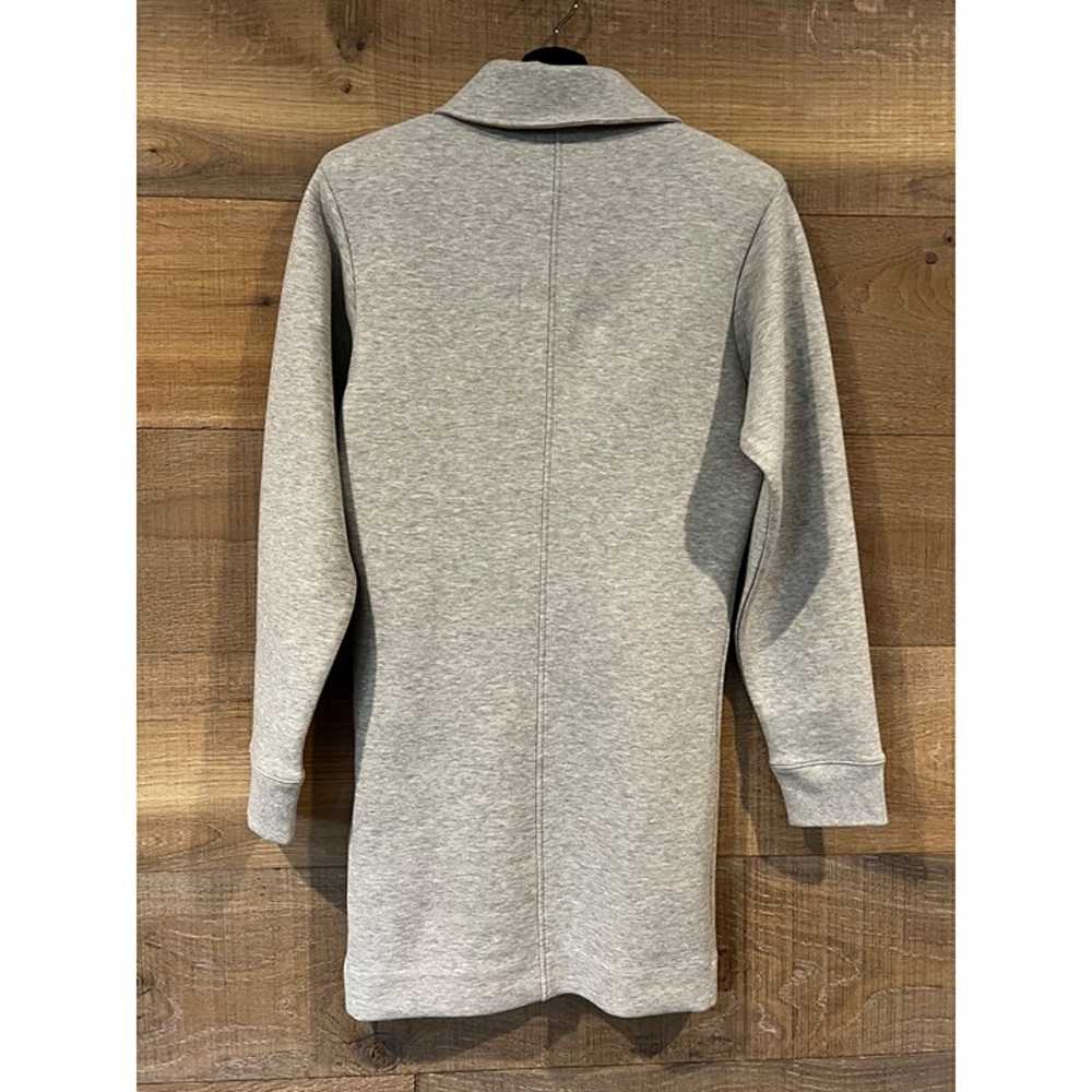 NWOT Frame Button grey Sweatshirt Minidress Size … - image 7