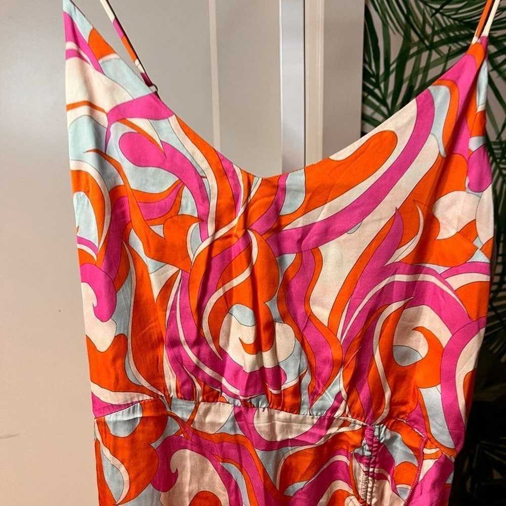 Anthropologie Delfi Swirl Print Slip Dress, Excel… - image 3