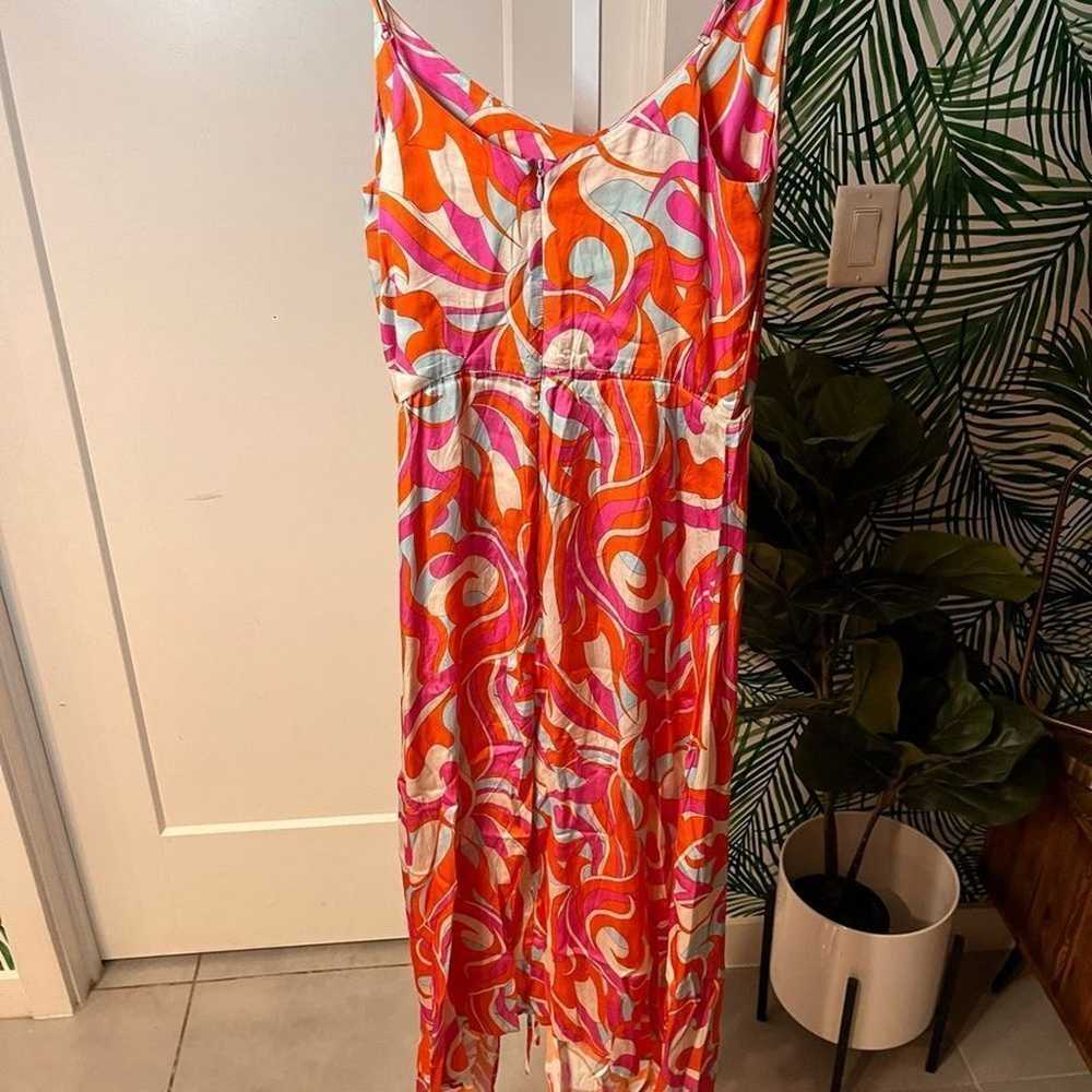 Anthropologie Delfi Swirl Print Slip Dress, Excel… - image 5