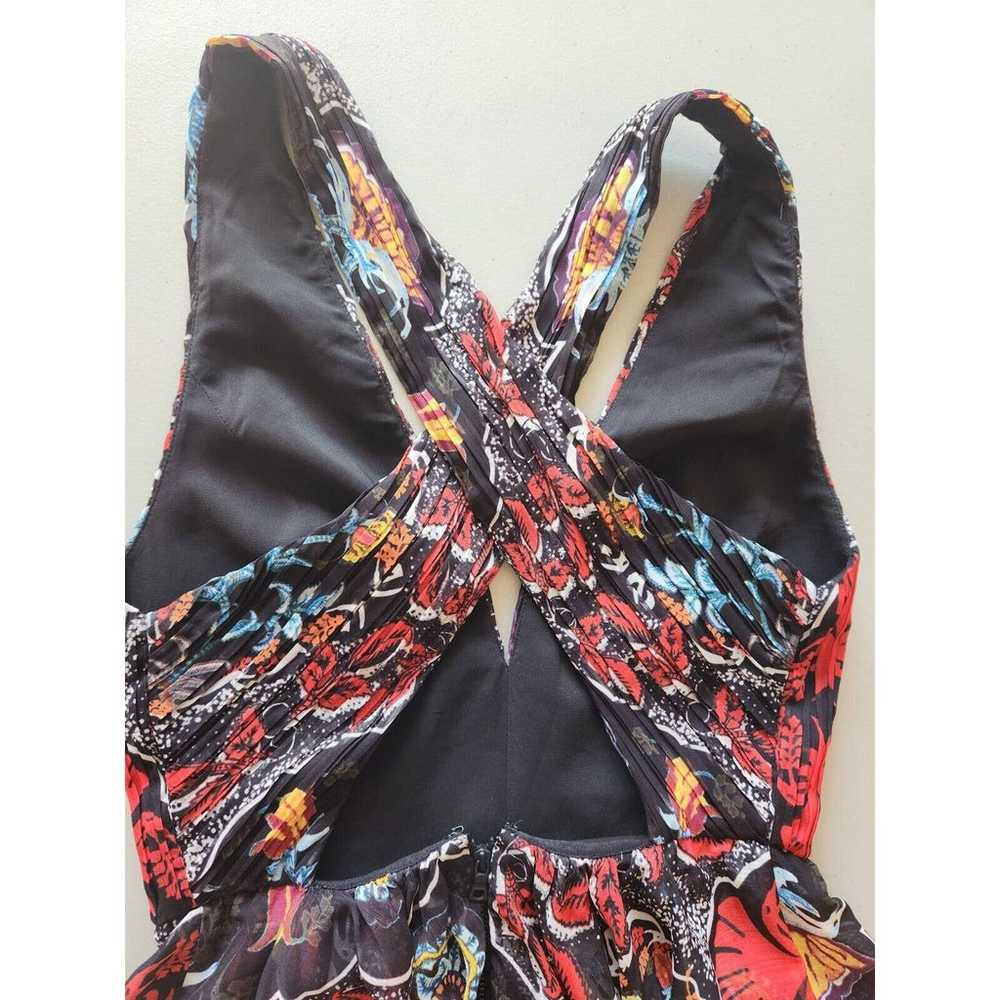 Alice + Olivia Kora Deep V-Neckline Maxi Dress Si… - image 8