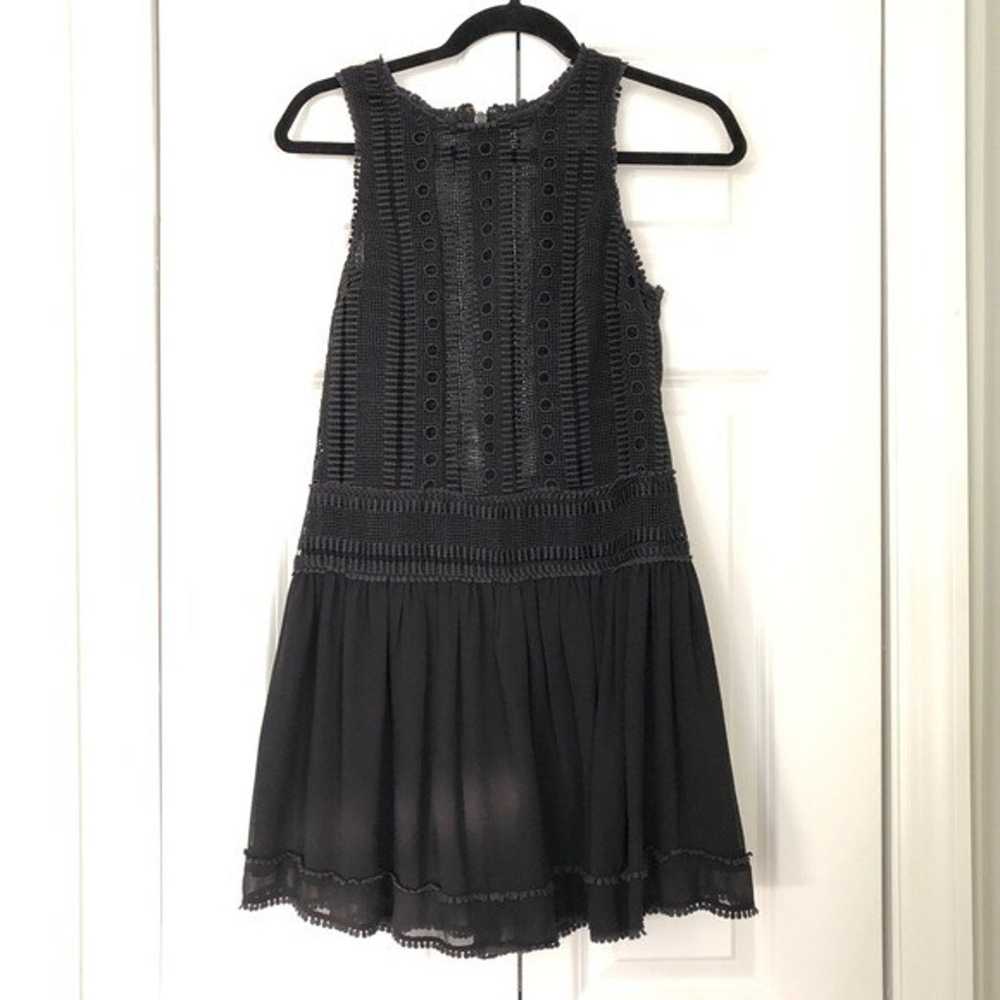 NICHOLAS Black Panelled Lace Dress - image 5
